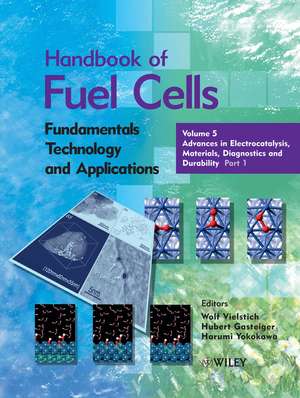 Handbook of Fuel Cells – Fundamentals Technology and Applications – V 5 & 6 – Advances in Electrocatalysis Materials, Diagnostics de W Vielstich