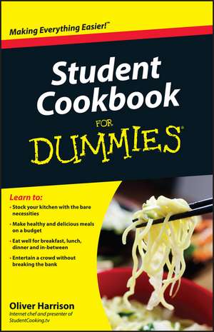 Student Cookbook For Dummies de O Harrison