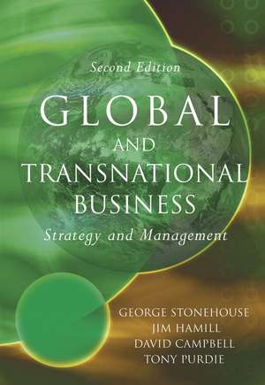 Global and Transnational Business – Strategy and Management 2e de G Stonehouse