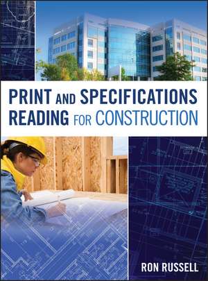 Print and Specifications Reading for Construction de R. Russell