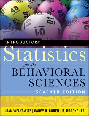 Introductory Statistics for the Behavioral Sciences de Joan Welkowitz