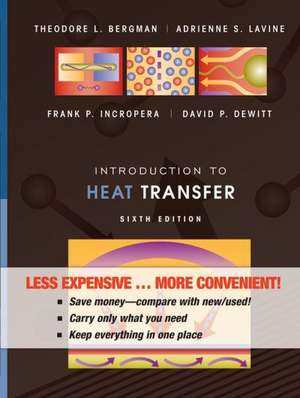 Introduction to Heat Transfer de Frank P. Incropera