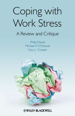 Dewe: Coping with Work Stress