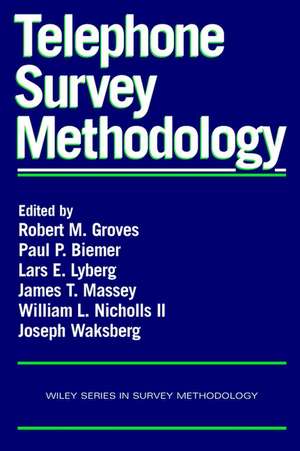 Telephone Survey Methodology de RM Groves