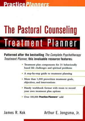 The Pastoral Counseling Treatment Planner de James R. Kok