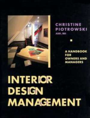 Interior Design Management de CM Piotrowski