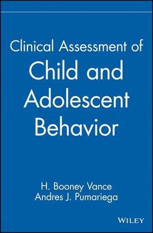 Clinical Assessment of Child & Adolescent Behav de HB Vance