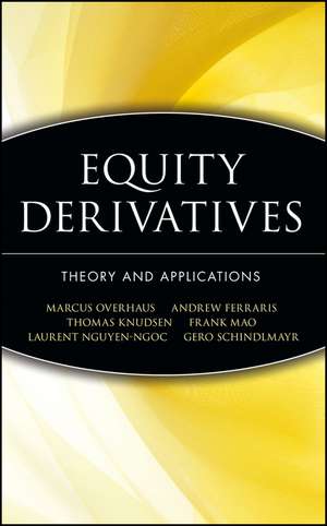 Equity Derivatives de Marcus Overhaus