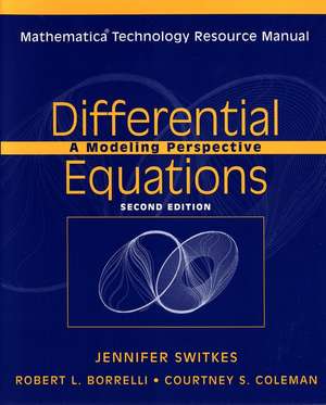 Differential Equations, Mathematica Technology Resource Manual de Courtney S. Coleman