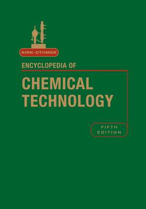 Kirk–Othmer Encyclopedia of Chemical Technology, Index to Volumes 1 – 26 de Kirk–Othmer