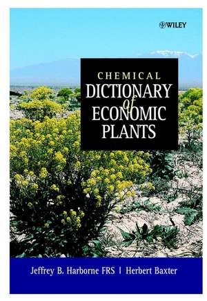 Chemical Dictionary of Economic Plants de J. B. Harborne