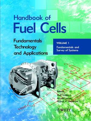 Handbook of Fuel Cells – Fundamentals, Technology, Applications 4V Set de W Vielstich