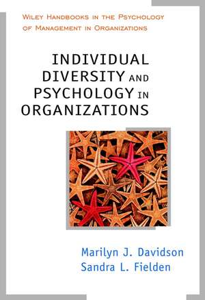 Individual Diversity & Psychology in Organizations de MJ Davidson