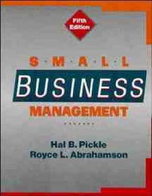 Small Business Management 5e (WSE) de HB Pickle