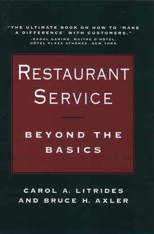 Restaurant Service de Carol A Litrides