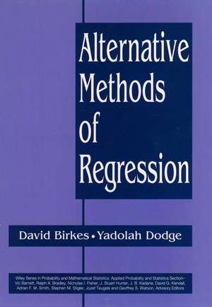 Alternative Methods of Regression de D Birkes