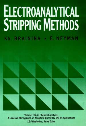 Electroanalytical Stripping Methods de K Brainina