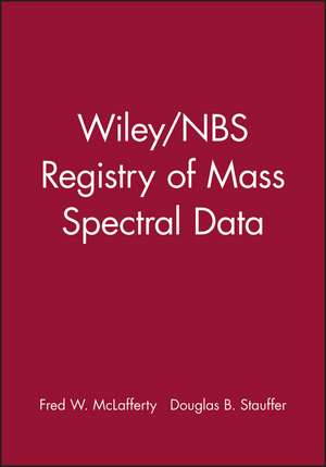 Wiley / NBS Registry of Mass Spectral Data, 7 Volume Set de Fred W. McLafferty