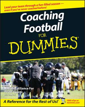 Coaching Football for Dummies de G Bach