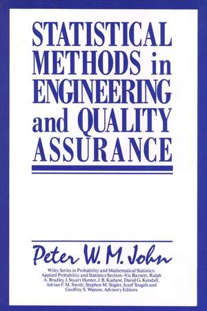 Statistial Methods Engineer Qual Assur de John