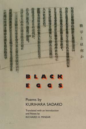 Black Eggs: Poems by Kurihara Sadako de Sadako Kurihara