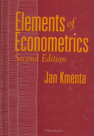 Elements of Econometrics: Second Edition de Jan Kmenta