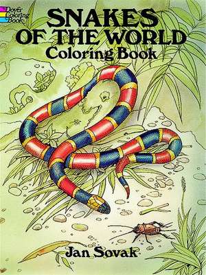 Snakes of the World Coloring Book de Jan Sovak