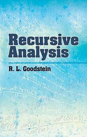 Recursive Analysis de R. L. Goodstein