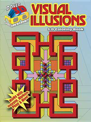 3-D Coloring Book--Visual Illusions de Spyros Horemis