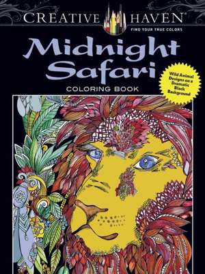 Creative Haven Midnight Safari Coloring Book de Lindsey Boylan