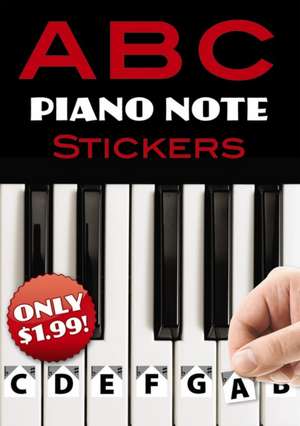 A B C Piano Note Stickers de Dover Publications Inc