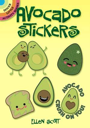 Avocado Stickers de Ellen Scott