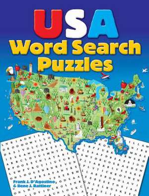 Rattiner, I: USA Word Search Puzzles de Ilene Rattiner