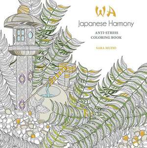 Japanese Harmony Coloring Book de Sara Muzio