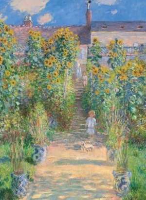 BB-ARTISTS GARDEN AT VETHEUIL de Claude Monet