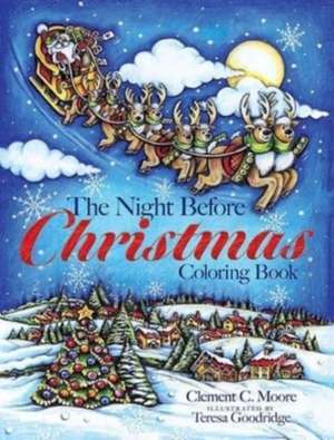 The Night Before Christmas Coloring Book de Clement C. Moore