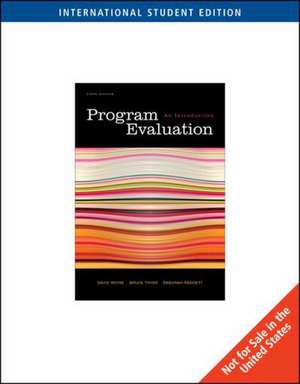 Program Evaluation de T. K. (University of Kentucky) Logan