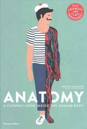 Anatomy: A Cutaway Look Inside the Human Body de Hélène Druvert