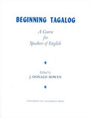 Beginning Tagalog de Bowen