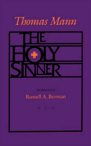 The Holy Sinner de Thomas Mann