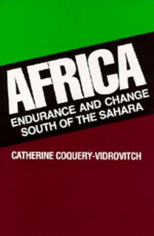 Africa, Endurance & Change de Coquery–vidr