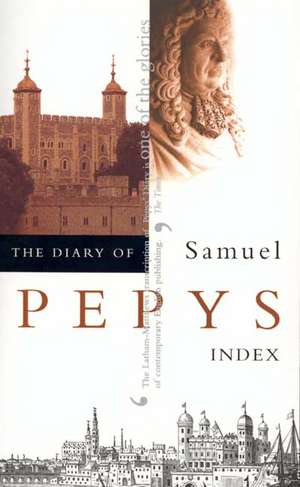 The Diary of Samuel Pepys V11 – Index de S. Pepys