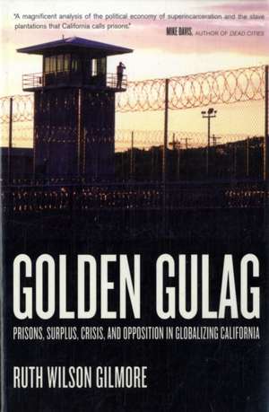 Golden Gulag – Prisons, Surplus, Crisis and Opposition in Globalizing California de Ruth Wilson Gilmore