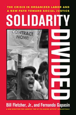 Solidarity Divided – The Crisis in Organized Labor and a New Path Towards Social Justice de Bill Fletcher