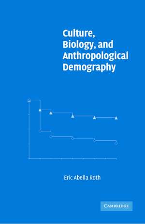 Culture, Biology, and Anthropological Demography de Eric Abella Roth