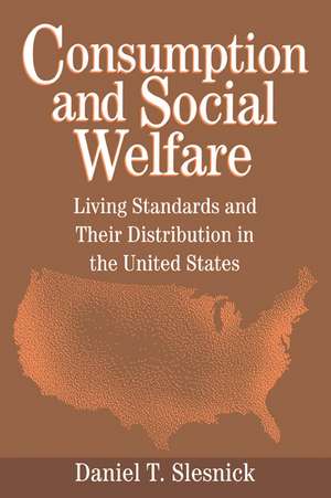 Consumption and Social Welfare: Living Standards and their Distribution in the United States de Daniel T. Slesnick