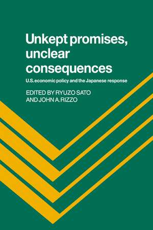 Unkept Promises, Unclear Consequences: US Economic Policy and the Japanese Response de Ryuzo Sato