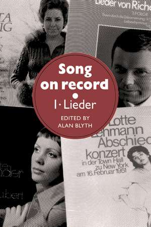 Song on Record: Volume 1, Lieder de Alan Blyth