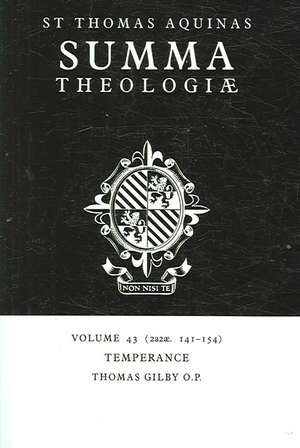 Temperance de Thomas Aquinas