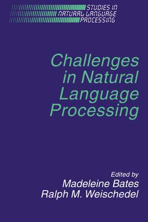 Challenges in Natural Language Processing de Madeleine Bates